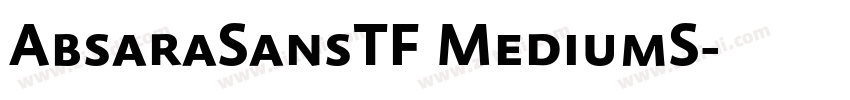 AbsaraSansTF MediumS字体转换 AbsaraSansTF MediumS字体转换
